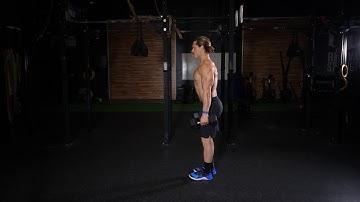 DB Suitcase Reverse Walking Lunge