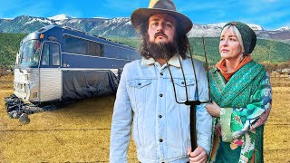 Surviving Winter in a Vintage Bus