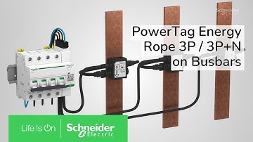 How to Install PowerTag Energy Rope 3P/3P+N on Busbars | Schneider Electric Support