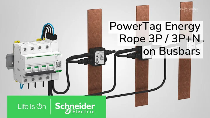 How to Install PowerTag Energy Rope 3P/3P+N on Busbars | Schneider Electric Support