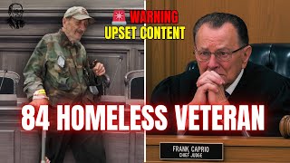 Celebrity 84-Year-Old Homeless Veteran Reveals His Secret — Judge Caprio Can’t Hold Back Tears Wealth