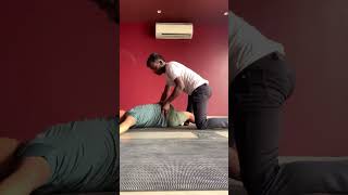 Rudra yoga and stretch pain relief specialist  is live partner stretching after workout #viral