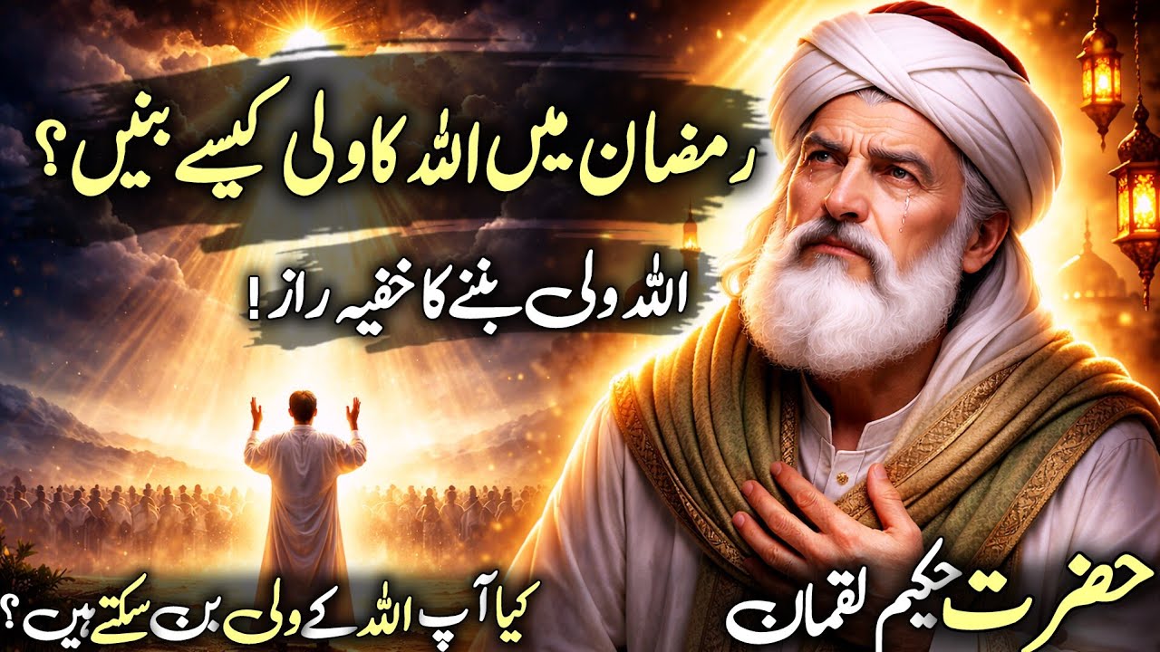 Ramzan Mein Allah Ka Wali Kaise Bane? - Hazrat Luqman Ki Hikmat Se Dil Hila Dene Wala Raaz