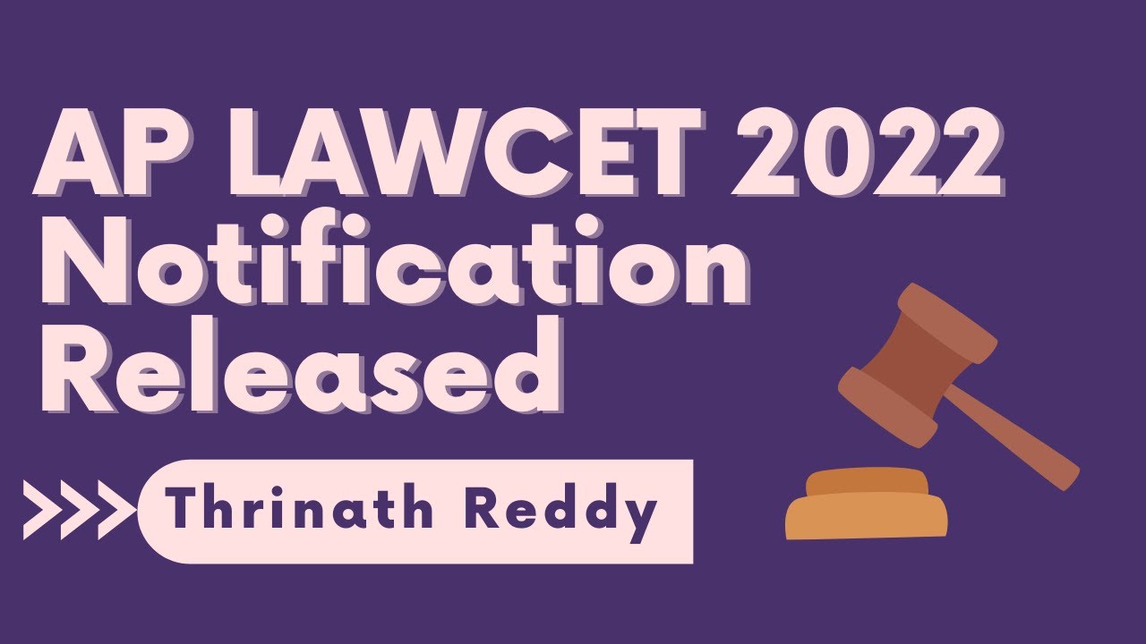AP LAWCET 2022 News Paper Notification | Complete Details | Thrinath ...