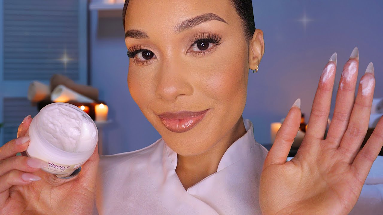 ASMR Dreamy Creamy Spa Facial Roleplay ✨ Sleepy Personal Attention, Skincare & Pampering