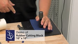Rubber Cutting Block 10 X 10 - Protect Your Hole Cutters