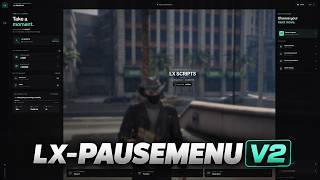 ADVANCED PAUSE MENU V2 (QB/QBOX/ESX) LX-PAUSEMENU V2 | OBSIDIAN SERIES | LX SCRIPTS | FIVEM SCRIPTS