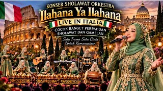 LUAR BIASA INDAH! Ilahana Ya Ilahana Live in Italia, Sholawat & Gamelan Jawa Bikin Hati Terpukau