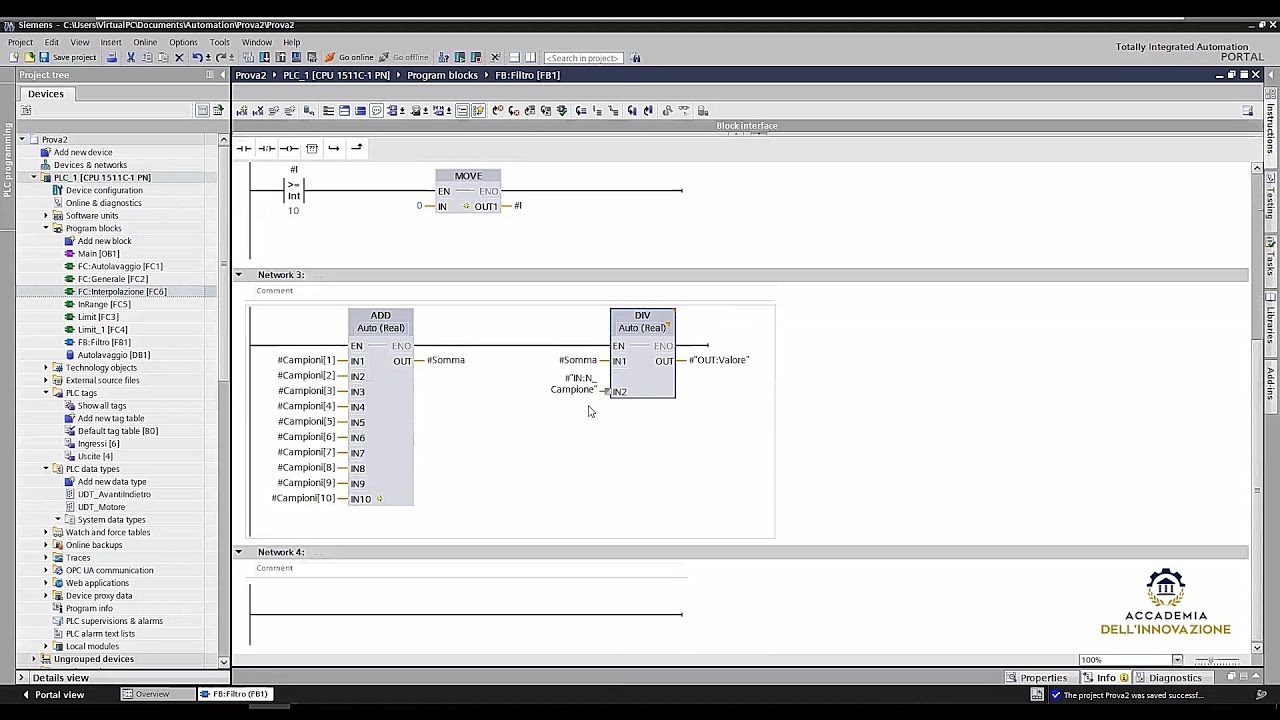 (Linguaggio Ladder) Il blocco FB (Function Block) pt. 1 - Corso base Programmazione PLC