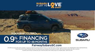 Fairway Subaru Outback Interest Rate Offer