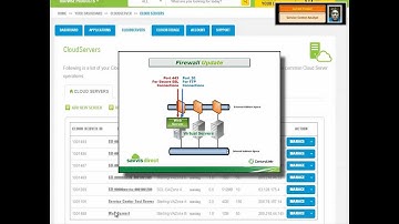 Savvisdirect CloudServers  - How to create and configure Firewall rules