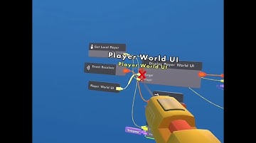 How to use player world ui in recroom