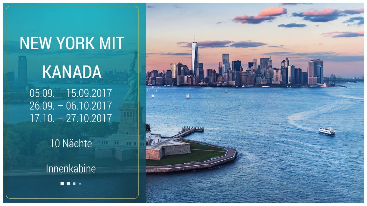Tui Cruises Angebot Der Woche 18a New York Mit Kanada I Mein Schiff 6 Ab 1195 Youtube