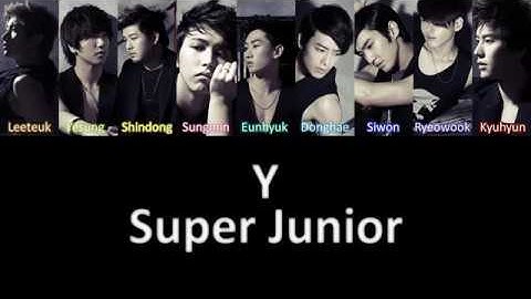 Super Junior Y Lyrics