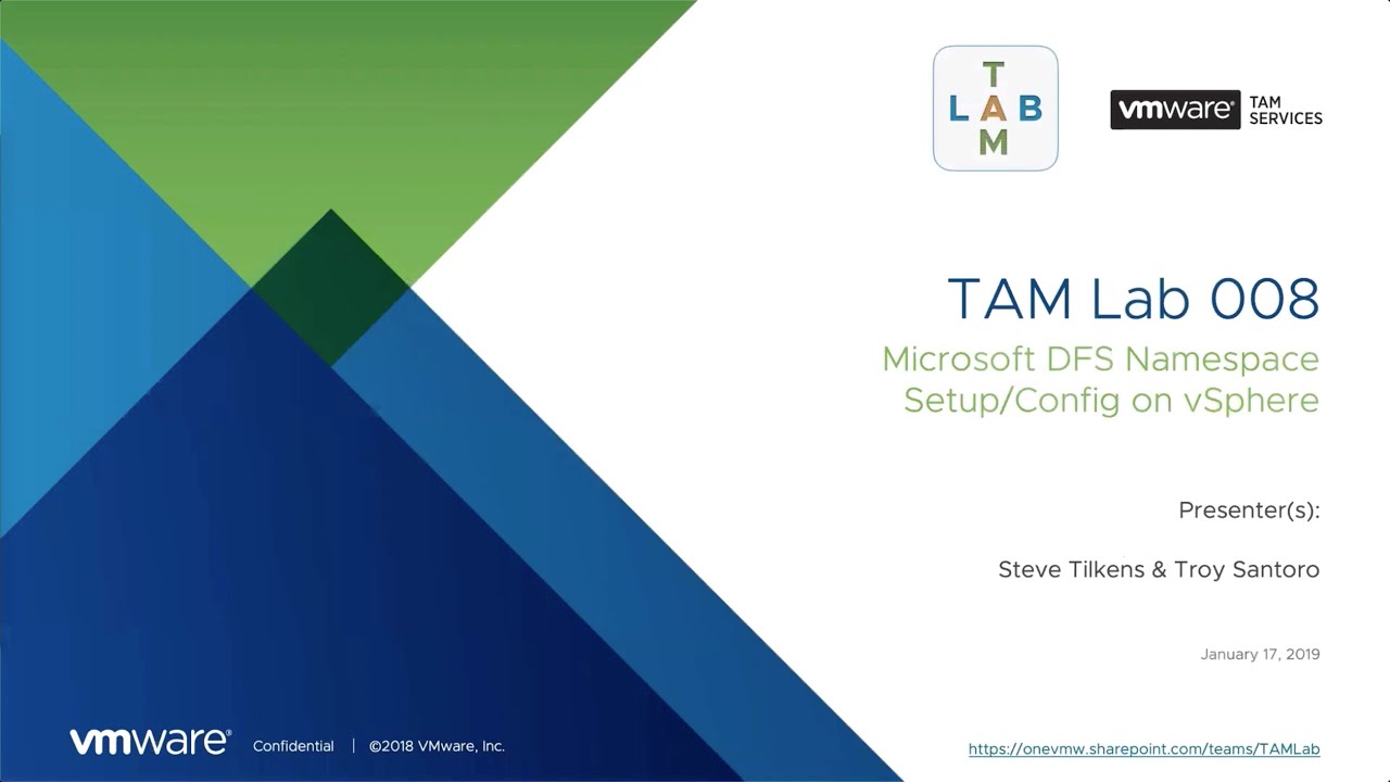 TAM Lab 008 Microsoft DFS Namespace Setup Config On VSphere YouTube Tam lab 008 microsoft dfs namespace setup config on vsphere youtube