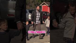 Ben Affleck & Jennifer Garner Put The Kids First & Co-Parent Together At Church In Los Angeles, CA