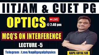 wave optics | interference questions | cuet pg / iit jam 2024 | Physics Revision | ninjaprep