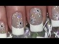 Schneeflocken Nägel / Einfaches Winter Stamping Nageldesign / Nail Art Design Tutorial