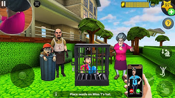 troll Miss T so funny everyday in Scary Teacher 3D (android, ios) part 1350