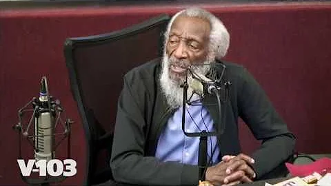 Comedian/Social Activist Dick Gregory In Studio Wi...