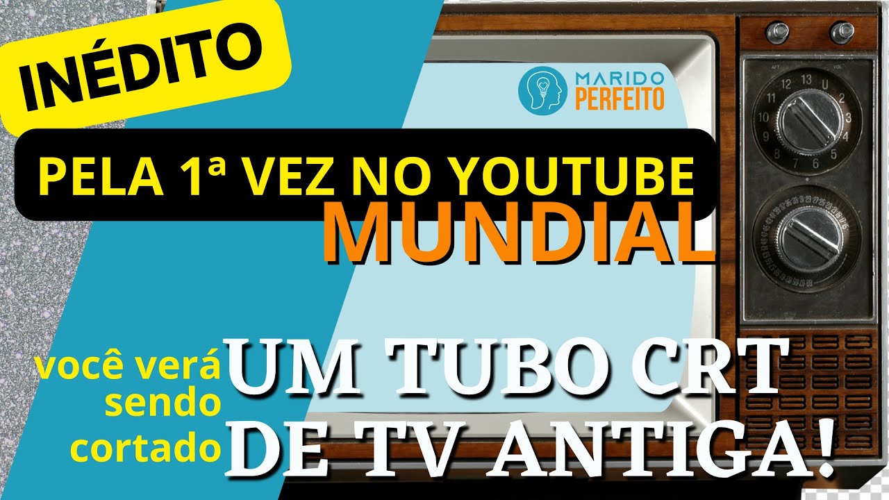 INÉDITO: Veja a tentativa de se CORTAR um TUBO CRT de VIDRO de uma TV Antiga 