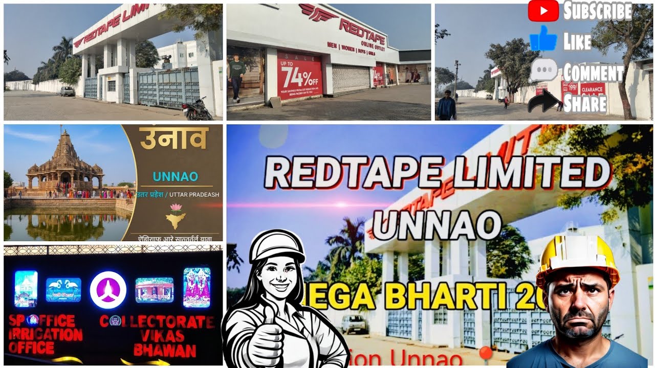 redtape limited  company ..Radtape Unnao jobs 2026 __(redtape limited company job Unnao) @mmmlock