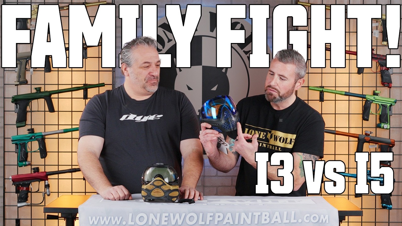 Удобное соревнование: пейнтбольные очки Dye i3 Pro против Dye i5