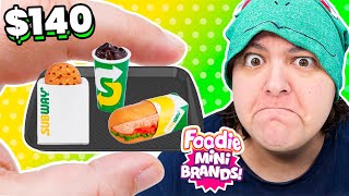 FINALLY! Unboxing Mini Brands Foodies Fast Food Miniatures