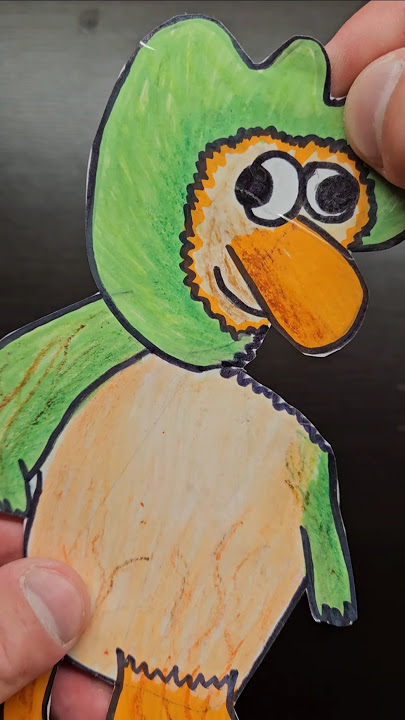Making DIY Paper portrait of Brr Brr Patapim