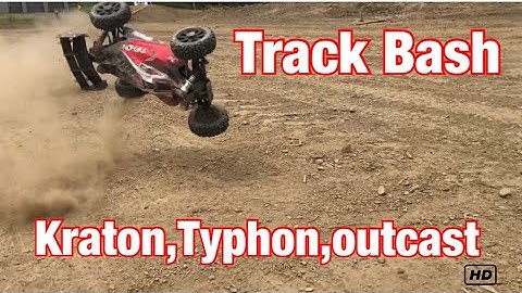 MX track Bash day. Outcast 6s, Typhon 3s and the Kraton 4s