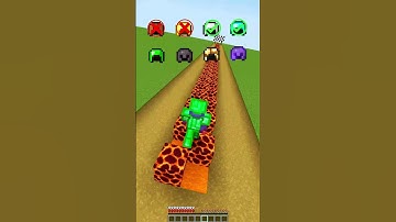 MINECRAFT : MAGMA VS ARMOR 🤯  WAIT FOR IT..(BUMBLE BEE) #minecraft #shorts