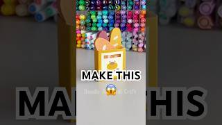 DIY Mini Bread Box 🍞✨ Cute Kawaii Craft #shorts #doodleartandcraft