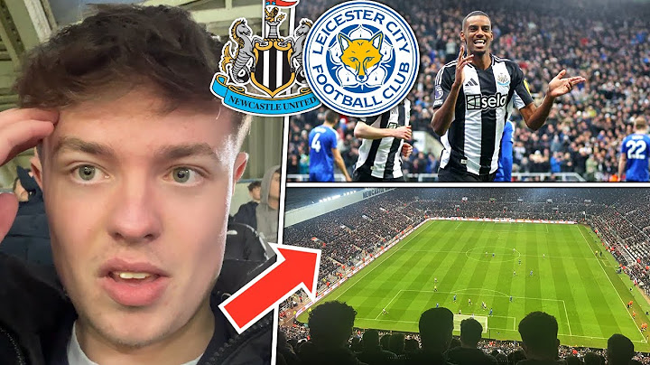 Newcastle BATTER Leicester 😠 | Newcastle United 4-0 Leicester City Matchday Vlog!