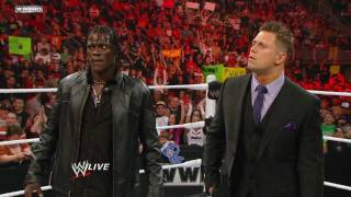 Raw - The Miz & R-Truth interrupt John Cena