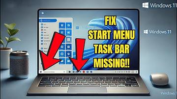 Fix Missing or Unresponsive Start Menu in Windows 11 (No Taskbar Issue)