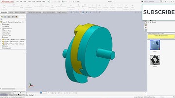 OLDHAM COUPLING IN SOLIDWORKS