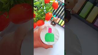 Royal blue nail polish rawing💚 💅#satisfying #asmr #oddlysatisfying #diy #art #shorts