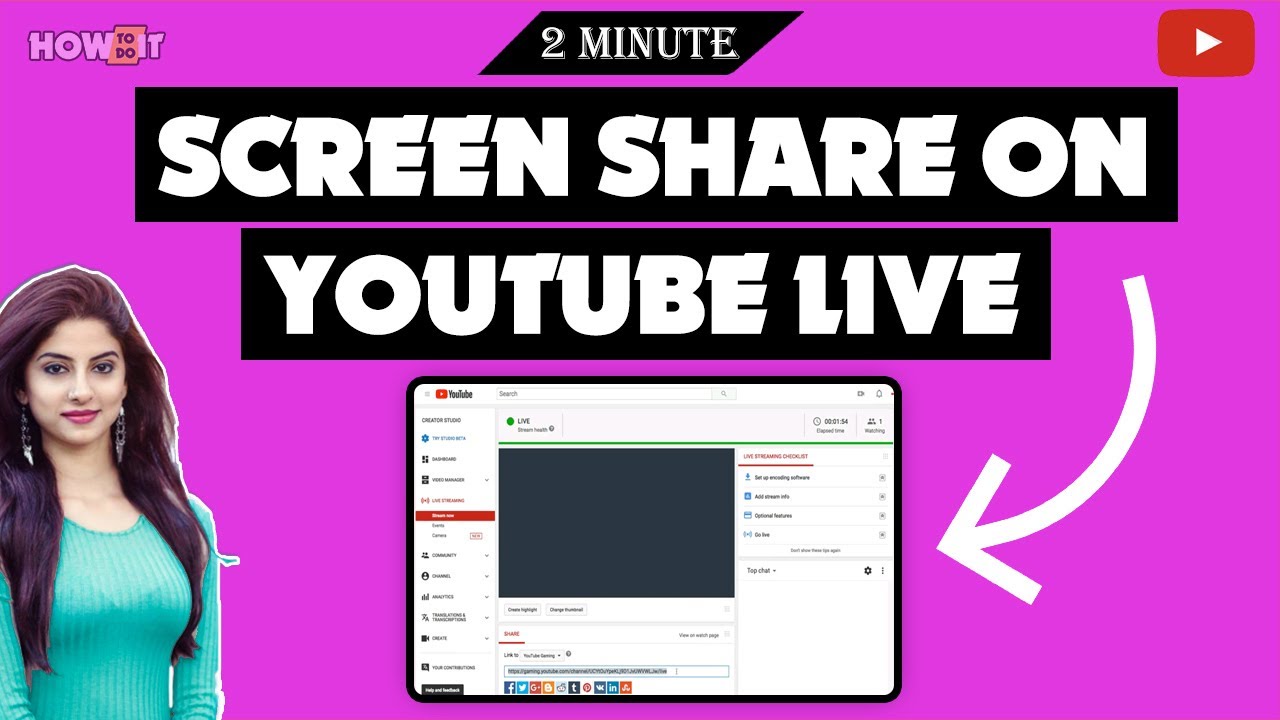 Livestream Mastery How to Screen Share on YouTube Live 2023 Skill Wave