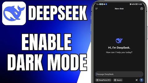 How To Turn On Dark Mode On DeepSeek app | iOS & Android