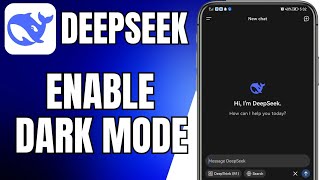 How To Turn On Dark Mode On DeepSeek app | iOS & Android screenshot 4