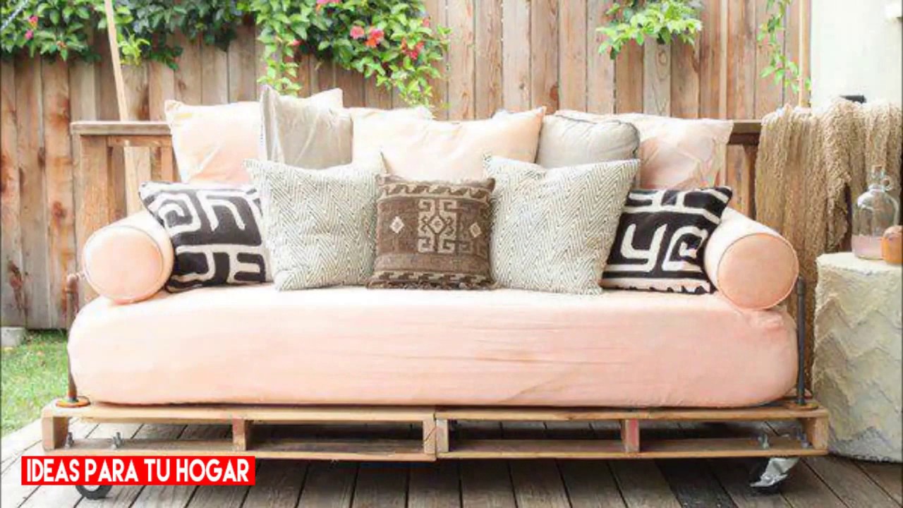 40 Ideas de muebles hechos con TARIMAS - Parte 1 | Ideas Para Tu Hogar ...