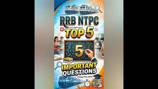 RRB NTPC 5 important questions ❓#maths #rrbgroupd #rrbntpc #rrbtechnician #rrbrpfsi