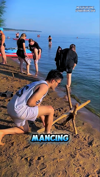 Mancing Ikan Tanpa Tali Pancing‼️🤣