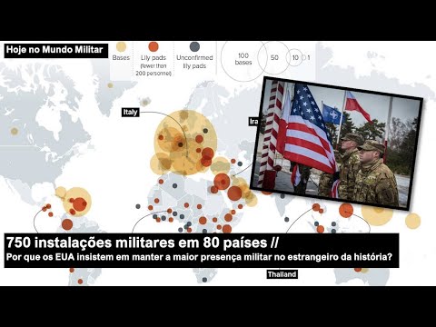 Vídeo: Bases militares dos EUA no mundo