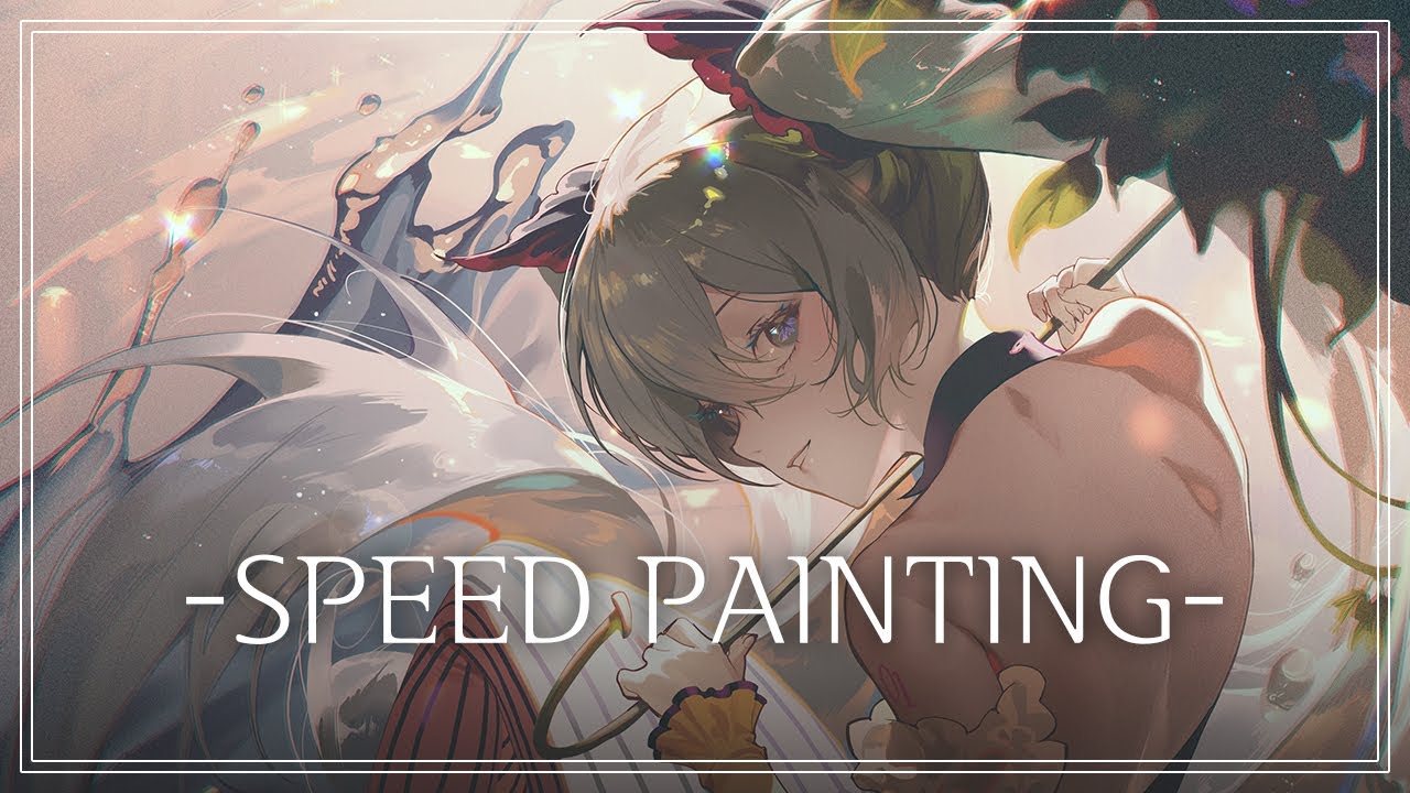 [Speed painting]피규어화 기념! 호랑나비 미쿠