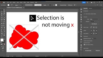How to fix selected object is not moving in Adobe Illustrator #tips #fix