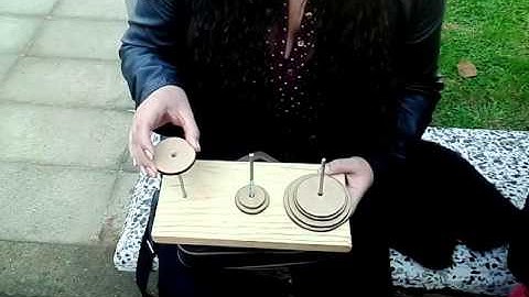 Torre de Hanoi con 7 discos