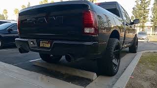 Ram 1500 HEMI Carven Full Exhaust Start Up, Revs, And Flybys