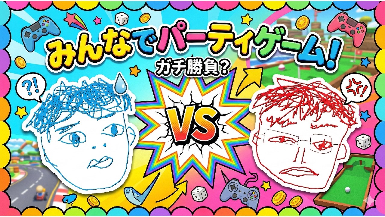 パーティゲームやるぞ！！