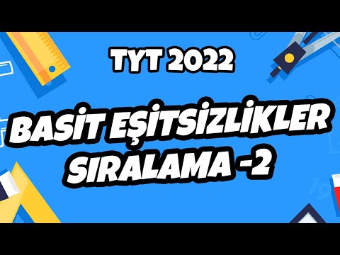 Basit Eşitsizlikler (Sıralama) -2  | TYT Matematik 2022 #hedefekoş